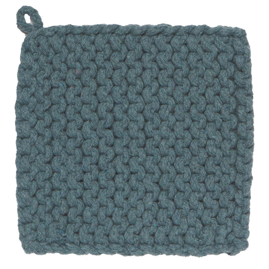 Knit Potholder - Lagoon