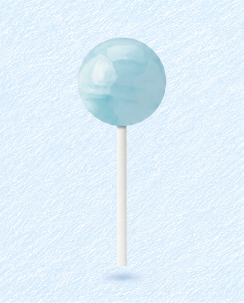 Gourmet Lollipop – Blue Raspberry Rush