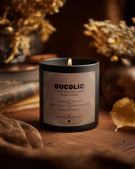 Limited Edition Bucolic 8oz Soy Luxury Candle from F+L Home